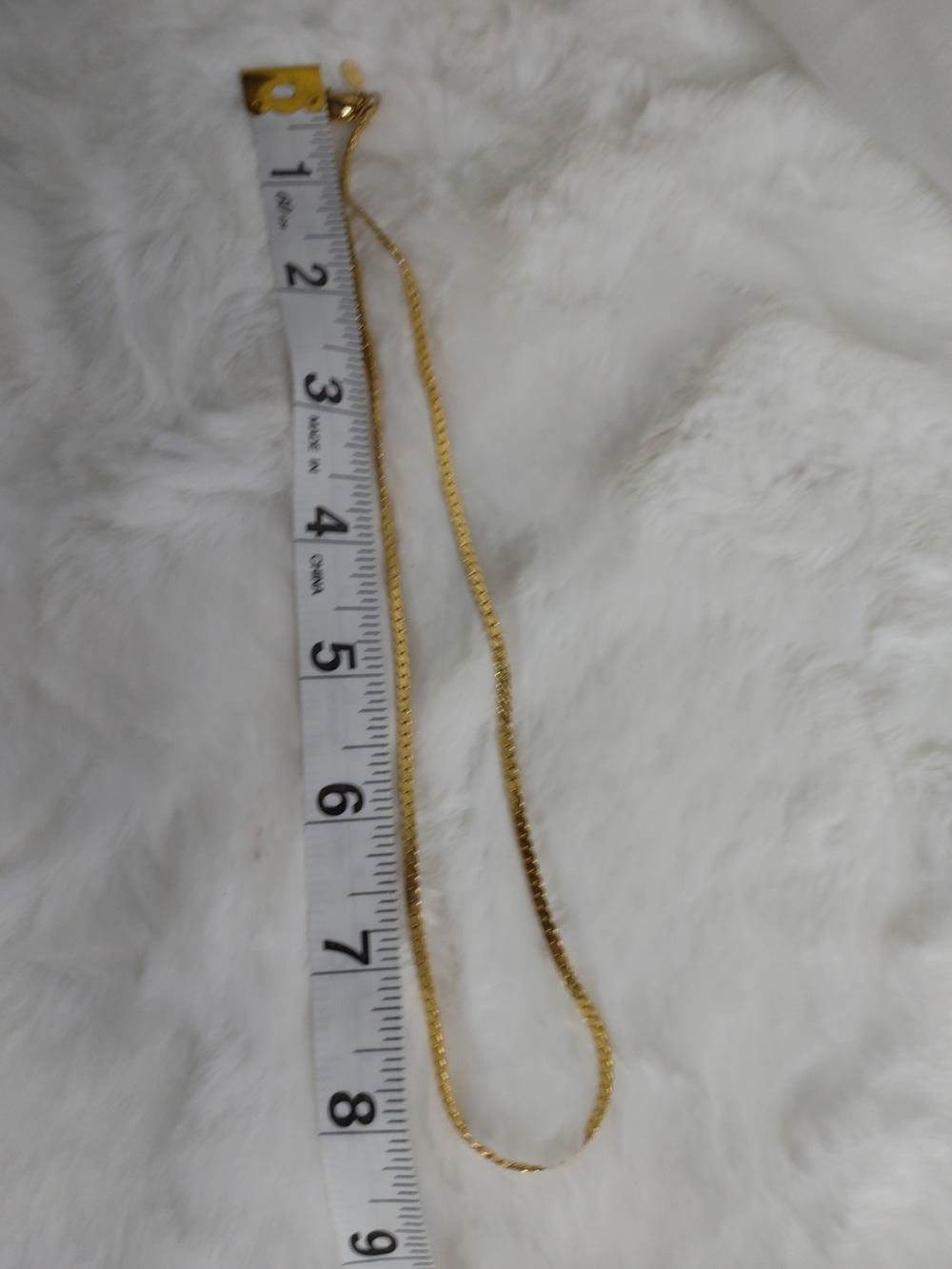 Vintage B.C. Lind 14KGE Herringbone Gold 8.5" Necklace - Picture 4 of 7